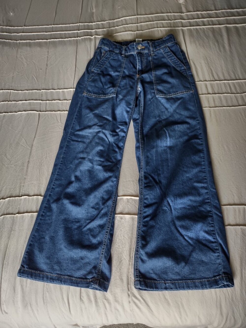 Juniors' Project Indigo Back Elastic Drapey Trousers